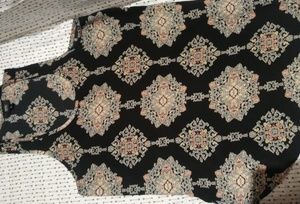 Bohemian print extra long tank